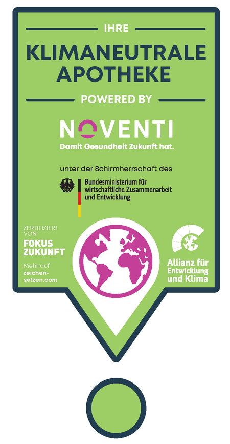 Noventi klimaneutrale Apotheke